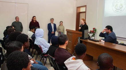 Uluslararası lise öğrencileri Selçuk Üniversitesindeydi